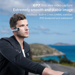 ORDRO EP7 4K Kopfmontierte Autofokus Live-Video Smart Sportkamera, ohne Fernbedienung, mit Fernbedienung