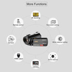 ORDRO AC5 4K HD Nachtsicht WiFi 12X Optischer Zoom Digitale Video DV Kamera Camcorder, Standard, Standard + Mikrofon, Standard + Mikrofon + Handhalterung, Standard + Mikrofon + Zusatzlicht