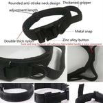 Nylon-verstärktes Zughalsband für große und mittelgroße Hunde, Größen M, L, XL