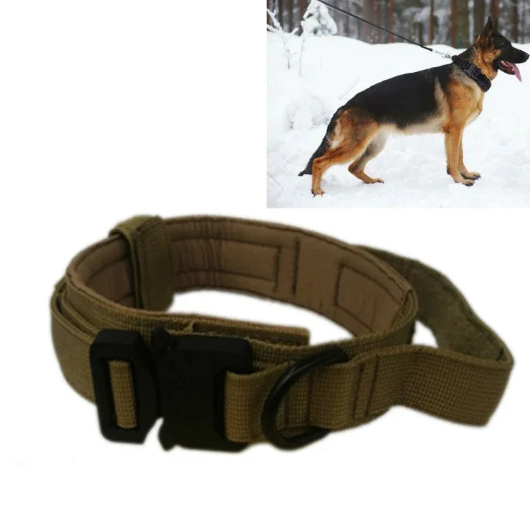 Nylon-verstärktes Zughalsband für große und mittelgroße Hunde, Größen M, L, XL