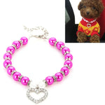 Perlenhalsband für Haustiere, Katzen- und Hundeaccessoires, Größen: S, M, L