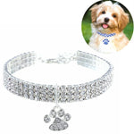 Diamant-Halsband für Haustiere, elastisch, für Katzen und Hunde, Schmuck, S, M, L