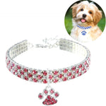 Diamant-Halsband für Haustiere, elastisch, für Katzen und Hunde, Schmuck, S, M, L