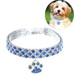 Diamant-Halsband für Haustiere, elastisch, für Katzen und Hunde, Schmuck, S, M, L