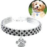 Diamant-Halsband für Haustiere, elastisch, für Katzen und Hunde, Schmuck, S, M, L