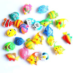 10 STÜCK Aquarium-Simulation Kunstfische, Plastik-Tropenfische, Kinderschwimmbad-Spielzeug, zufällige Farbauswahl, Aquarium-Simulation Kunstfisch