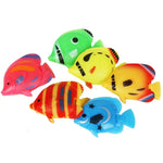 10 STÜCK Aquarium-Simulation Kunstfische, Plastik-Tropenfische, Kinderschwimmbad-Spielzeug, zufällige Farbauswahl, Aquarium-Simulation Kunstfisch