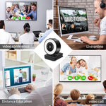 X98 USB Drive-Free HD Fill Light Camera with Microphone, 720P, 1080P, 2K Auto Focus