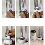 Zoosen Elektrischer Warmwasserhahn Anschlusstyp Durchlauferhitzer CN Stecker, Stil:Weiß + Auslaufschutz, Weiß, Mit Duschkopfanschluss, Weiß + Auslaufschutz