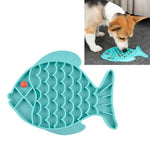 Haustier Katze und Hund Silikon Anti-Schling-Napf, Fisch-Typ, Pfoten-Typ, Blumen-Typ