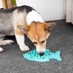 Haustier Katze und Hund Silikon Anti-Schling-Napf, Fisch-Typ, Pfoten-Typ, Blumen-Typ