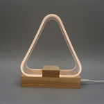 USB Einfache Schreibtischlampe LED Acryl Nachtlicht