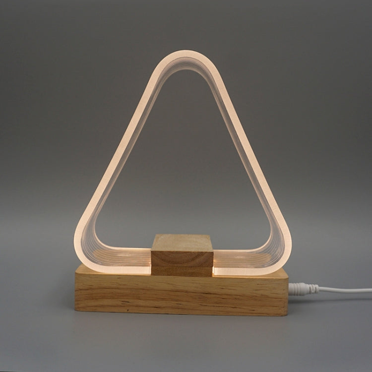 USB Einfache Schreibtischlampe LED Acryl Nachtlicht