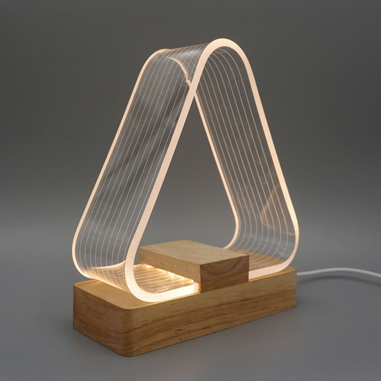 USB Einfache Schreibtischlampe LED Acryl Nachtlicht