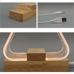 USB Einfache Schreibtischlampe LED Acryl Nachtlicht