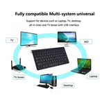 Externe USB-Tastatur und Maus für Notebooks und Desktop-Computer, universelle Mini-Funktastatur und -maus, Tastatur- und Maus-Set