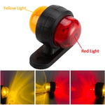 2 PCS R9 12-24V 2 LEDs 2000-4000K Double-Sided Waist Light Truck Side Light Cargo Truck Modification Two-Color Side Tail Light, 2 PCS R9
