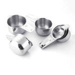 7 in 1 304 Edelstahl Messbecher-Set Backzubehör, 7 in 1 Messlöffel
