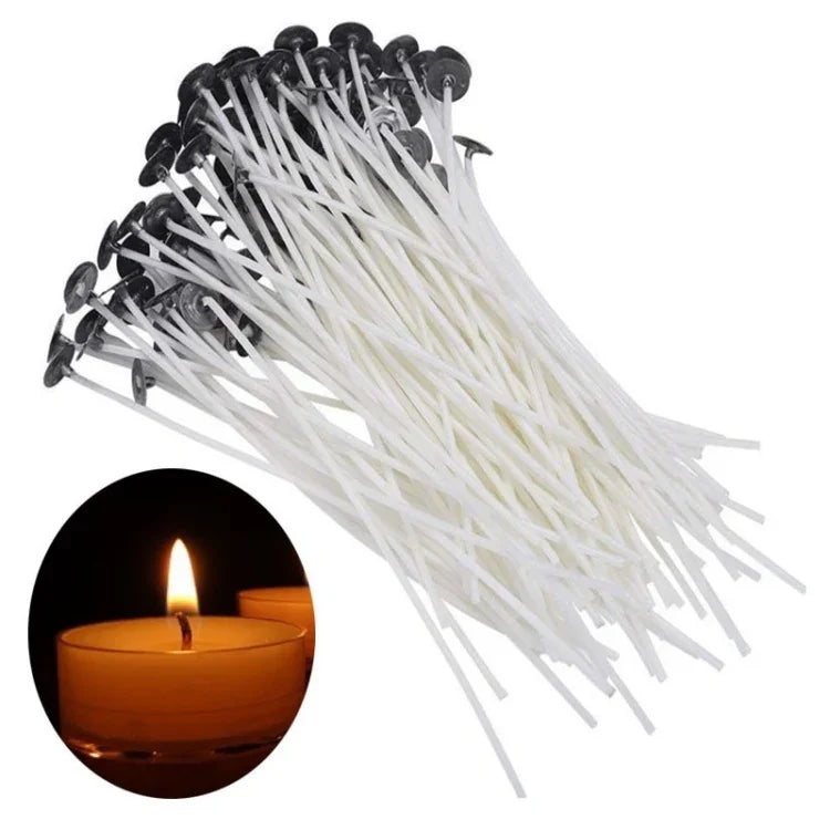 2 Sets Kerzendochte, gewebte Baumwolldochte, Lampendochte, Kerzendochte