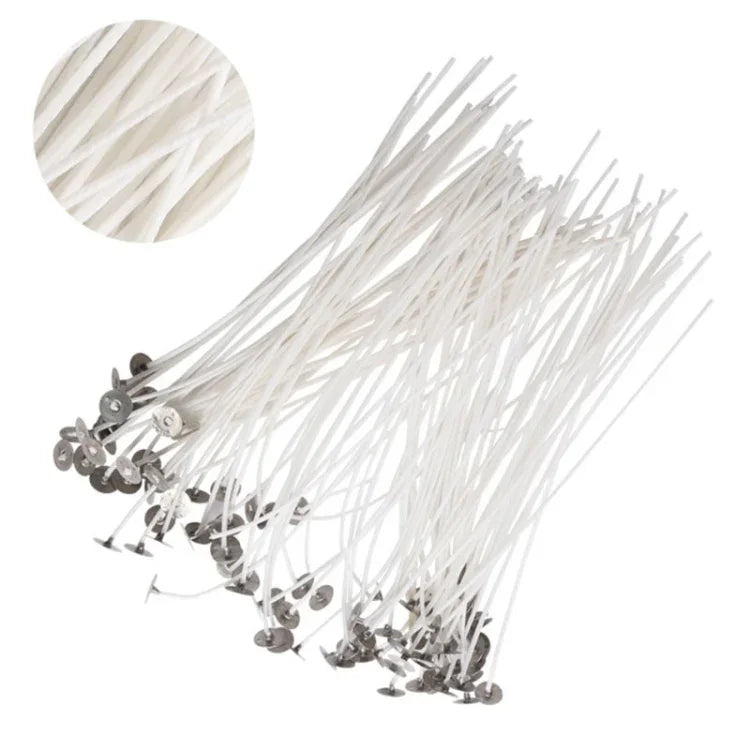 2 Sets Kerzendochte, gewebte Baumwolldochte, Lampendochte, Kerzendochte