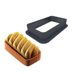 5 Stück Mousse Kuchenring Käse Turmring Mousse Ring Backwerkzeug, rund, Herz, quadratisch, rechteckig, oval