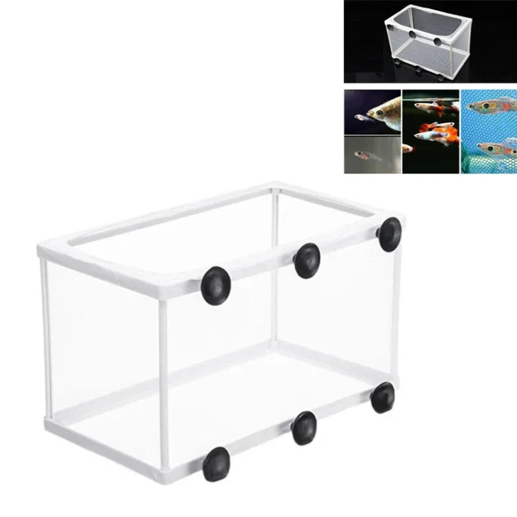 Großer Aquarien-Inkubator, kleines Fisch-Isolationsnetz, tropisches Fischzuchtbox, ohne Trennwand