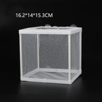 Kleiner Aquarien-Inkubator, kleines Fisch-Isolationsnetz, tropische Fischzuchtbox, ohne Trennwand