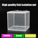 Kleiner Aquarien-Inkubator, kleines Fisch-Isolationsnetz, tropische Fischzuchtbox, ohne Trennwand