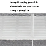Kleiner Aquarien-Inkubator, kleines Fisch-Isolationsnetz, tropische Fischzuchtbox, ohne Trennwand