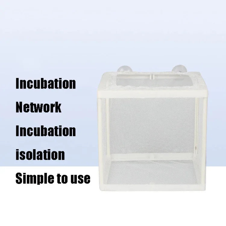 Kleiner Aquarien-Inkubator, kleines Fisch-Isolationsnetz, tropische Fischzuchtbox, ohne Trennwand