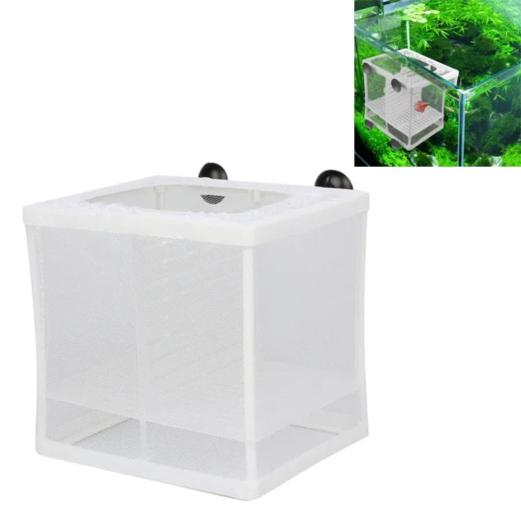 Kleine Größe Mit Zwischenwand Inkubator Kleiner Fisch Isolationsbox Netz Tropischer Fisch Zuchtbox, Mit Zwischenwand