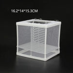 Kleine Größe Mit Zwischenwand Inkubator Kleiner Fisch Isolationsbox Netz Tropischer Fisch Zuchtbox, Mit Zwischenwand