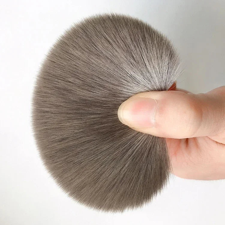 Make-up Pinsel Mais Seidenfaser Haar Waschbar Make-up Pinsel, Grüner lose Puderpinsel, Pinker lose Puderpinsel, 5 STÜCK Grüner Lidschattenpinsel, Grüner lose Puderpinsel+5 STÜCK Lidschattenpinsel
