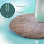 Make-up Pinsel Mais Seidenfaser Haar Waschbar Make-up Pinsel, Grüner lose Puderpinsel, Pinker lose Puderpinsel, 5 STÜCK Grüner Lidschattenpinsel, Grüner lose Puderpinsel+5 STÜCK Lidschattenpinsel