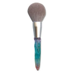 Make-up Pinsel Mais Seidenfaser Haar Waschbar Make-up Pinsel, Grüner lose Puderpinsel, Pinker lose Puderpinsel, 5 STÜCK Grüner Lidschattenpinsel, Grüner lose Puderpinsel+5 STÜCK Lidschattenpinsel