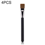 4-teiliges Set Make-up-Pinsel aus Kunstfasern mit Holzgriff: Foundation-Pinsel 191, Concealer-Pinsel 270, diagonaler Foundation-Pinsel 170