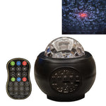 M2 8W Weihnachts-Sternenhimmel-Laserprojektion Stimmungslicht Rotierender Sternen-Dynamischer Wasserwellenmuster Schlaflicht, USB, Batterie