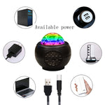 M2 8W Weihnachts-Sternenhimmel-Laserprojektion Stimmungslicht Rotierender Sternen-Dynamischer Wasserwellenmuster Schlaflicht, USB, Batterie