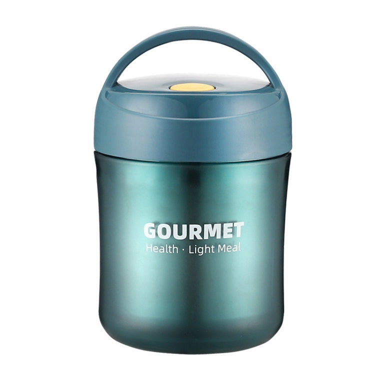 GOURMET Isolierbecher aus Edelstahl, doppelwandiger Isolier-Suppenbecher, Rot, Gelb, Blau