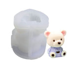 Cartoon-Milchtee Kaffee Bär Eiswürfel Silikonform Aromatherapie Kerze Gips Epoxidform, MC-98, MC-152, MC-153, MC-154, MC-149, MC-150, MC-143, MC-151