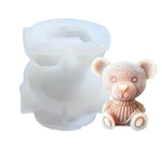 Cartoon-Milchtee Kaffee Bär Eiswürfel Silikonform Aromatherapie Kerze Gips Epoxidform, MC-98, MC-152, MC-153, MC-154, MC-149, MC-150, MC-143, MC-151