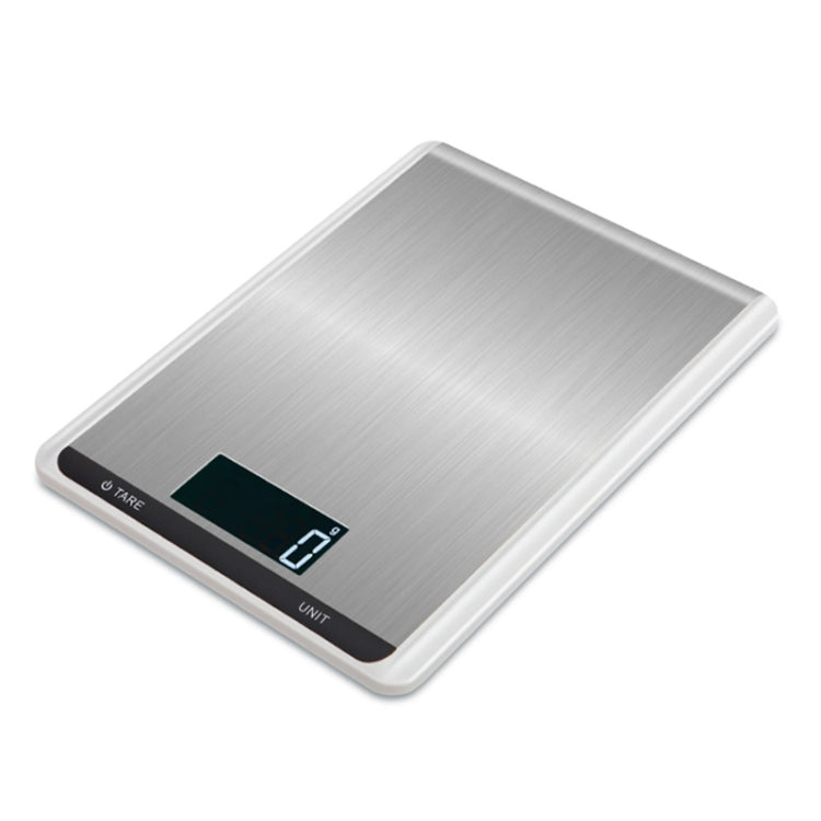 Edelstahl Küchenwaage Haushalt Lebensmittel Elektronische Waage, 5kg/1g, 10kg/1g