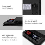 Haushalts-Kaffeewaage mit USB-Ladefunktion, intelligente Küchenwaage mit Timer, 3kg/0,1g, 5kg/0,1g, 10kg/1g