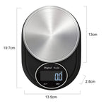 Home Kitchen Elektronische Waage Hochpräzise Edelstahl Schmuckwaage, gesäumt 5kg/1g, ungesäumt 5kg/1g, gesäumt 3kg/0.1g, ungesäumt 3kg/0.1g, gesäumt 5kg/0.1g, ungesäumt 5kg/0.1g