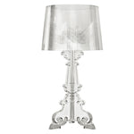 LED Bettlampe Schlafzimmer Wohnzimmer Acryl Tischlampe Nachttischlampe Lampenschirm Tischlicht Nacht, Schwarz, Transparent