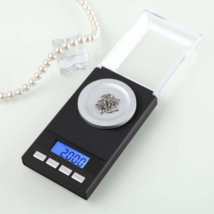 Hochpräzise tragbare Schmuckwaage Mini-Elektronikwaage Präzisions-Karatwaage, 10g/0,001g, 20g/0,001g, 50g/0,001g, 100g/0,001g