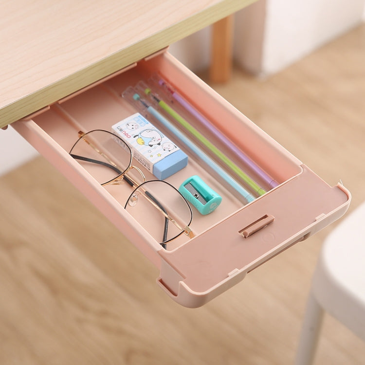 Unter dem Schreibtisch Schublade Typ Aufbewahrungsbox Büro Desktop Versteckte Aufbewahrungsbox Studenten Schreibwarenbox