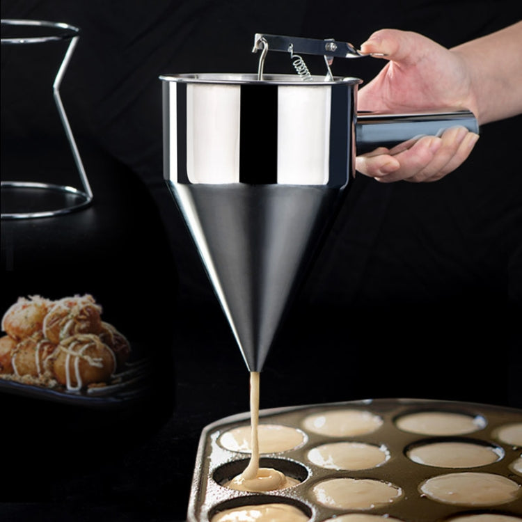Oktopus-Bällchen-Werkzeug, Fischbällchen-Trichter, konischer Trichter mit Ablage, Schokoladensoßenabfluss, Oktopus-Bällchen-Abfluss