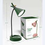 GIVELONG Waldvogel LED Touch USB Tischlampe mit Handyhalter Schlafzimmer Nachttischlampe, GL361-1 Rot, GL361-2 Gelb, GL361-3 Blau, GL361-4 Grün, GL362-1 Pink, GL362-2 Gelb, GL362-3 Blau, GL362-4 Grün, GL363-1 Rot, GL363-2 Gelb