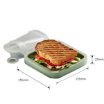 Sandwich Toast Bento Box Lunchbox Tragbarer Take-Out Studenten Büroangestellten Brotkasten, 301-500ml